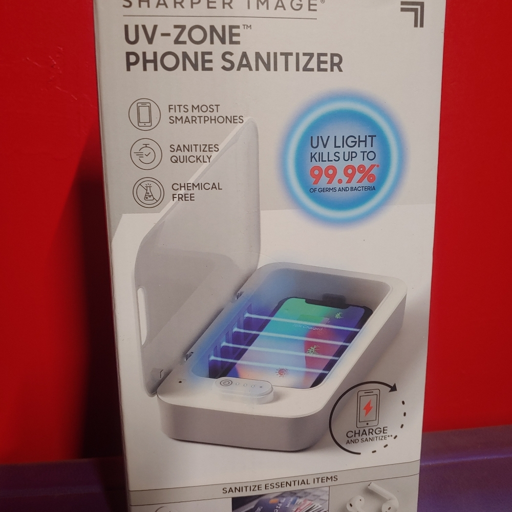 Sharper Image UV phone sanitizer